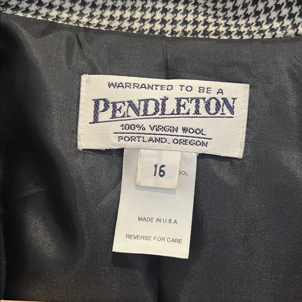 Pendleton Houndstooth Jacket - image 3